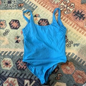 Athleta Bright Blue One-Piece Swimsuit